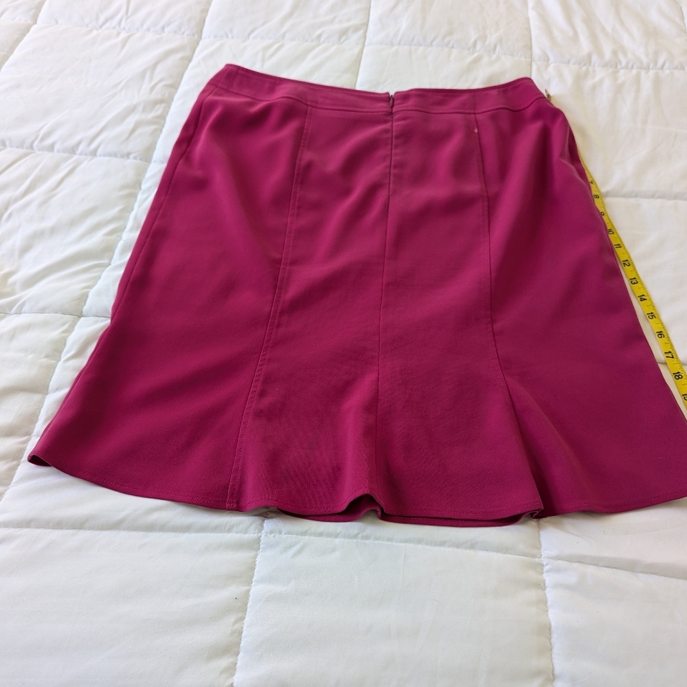 - Vintage Louben trumpet knee length pink skirt. Size 16. Made in Canada. … - Picture 4 of 5